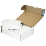 Doble selvklebende etiketter eske a 500 x 2, passer til Pitney Bowes DM 50 / 100 / 110 / 125 / 160 / 175 / 200 / 220