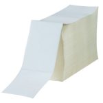 Standard EDI / transportetiketter fanfold 102 x 192 mm. Eske a 8000 etiketter.
